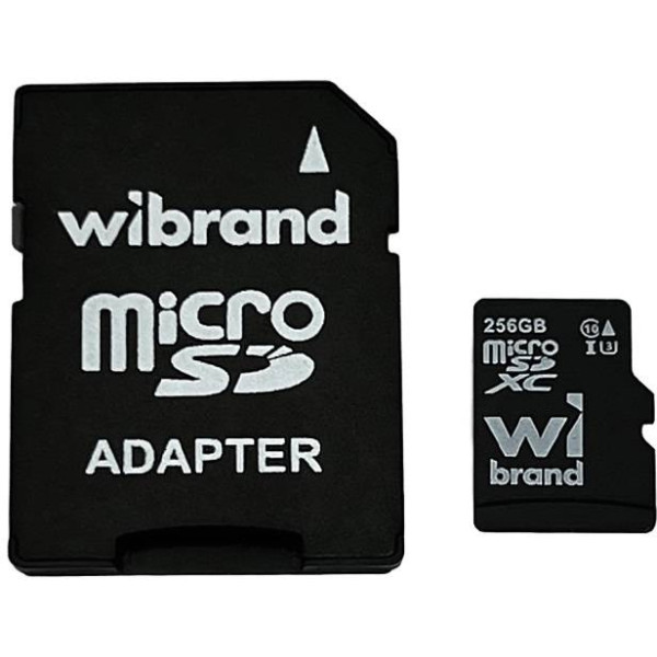Фото - Карта памяти Wibrand microSDXC (UHS-1 U3) 256Gb class 10 (WICDHU3/256GB-A) Фото - Карта памяти Wibrand microSDXC (UHS-1 U3) 256Gb class 10 (WICDHU3/256GB-A)