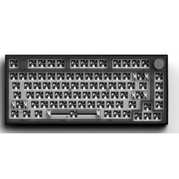 Фото - Клавіатура бездротова ігрова FL ESPORTS DIY-barebone MK750 Black Transparent Three-Mode (MK750-9357)