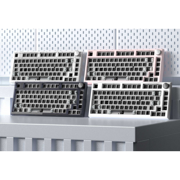 Фото - Клавіатура бездротова ігрова FL ESPORTS DIY-barebone MK750 Black Transparent Three-Mode (MK750-9357)