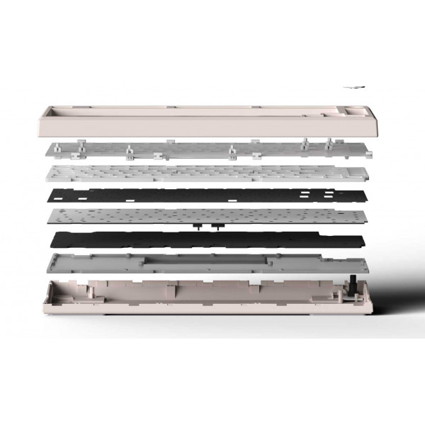 Фото - Клавіатура бездротова ігрова FL ESPORTS DIY-barebone MK750 Black Transparent Three-Mode (MK750-9357)