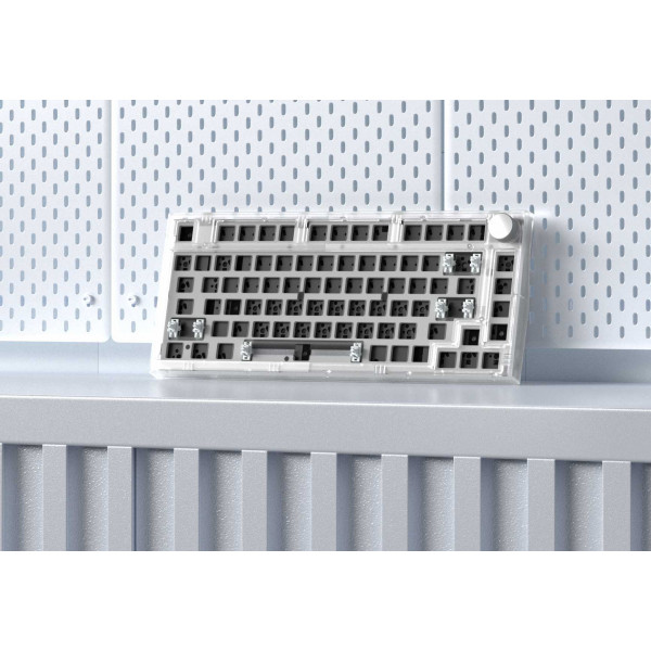 Фото - Клавіатура бездротова ігрова FL ESPORTS DIY-barebone MK750 White Transparent Three-Mode (MK750-5880)