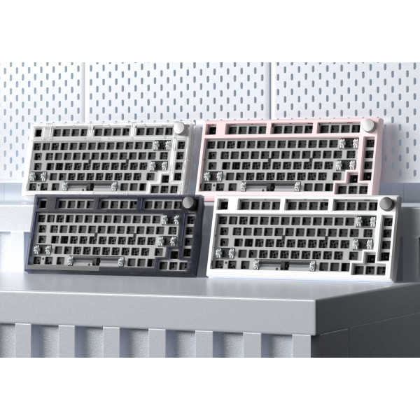 Фото - Клавіатура бездротова ігрова FL ESPORTS DIY-barebone MK750 White Transparent Three-Mode (MK750-5880)