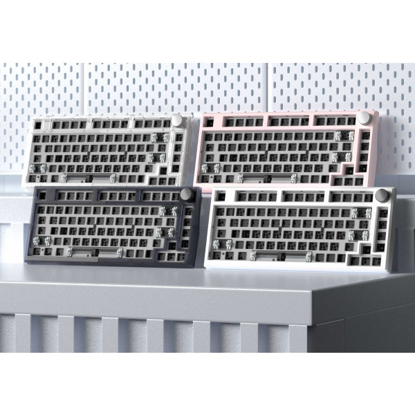 Фото - Клавиатура беспроводная игровая FL ESPORTS DIY-barebone MK750 Pink Three-Mode (MK750-8050)