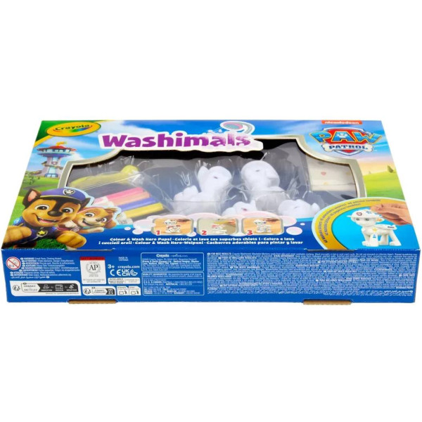 Фото - Набор для декупажа и росписи Crayola Washimals Paw Patrol 4 животных и 6 фломастеров (74-0290)