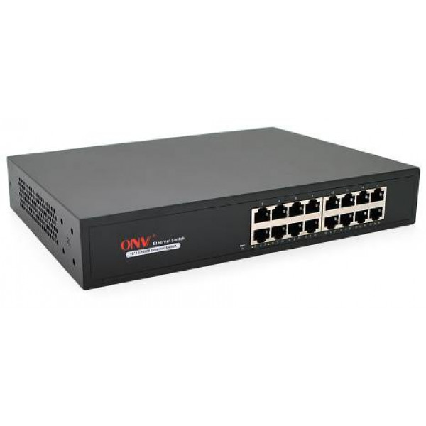 Фото - Коммутатор локальної мережі (Switch) ONV H1016
