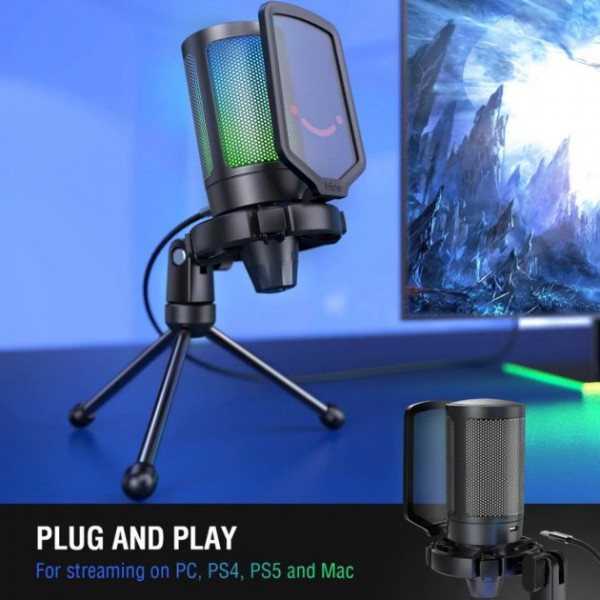 Фото - Микрофон для компьютера проводной Fifine A6V Ampligame