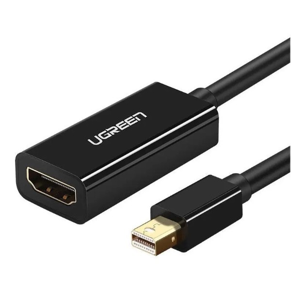 Фото - Адаптер Mini Display Port-HDMI UGREEN MD112 Mini DP to HDMI Black (10461)