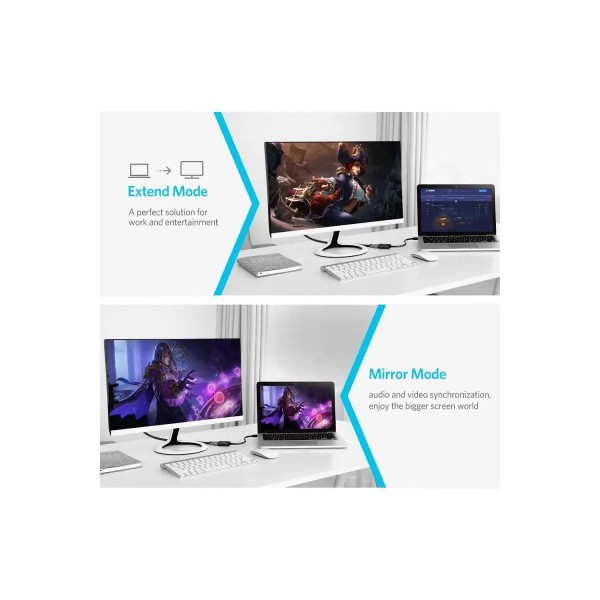 Фото - Адаптер Mini Display Port-HDMI UGREEN MD112 Mini DP to HDMI Black (10461)