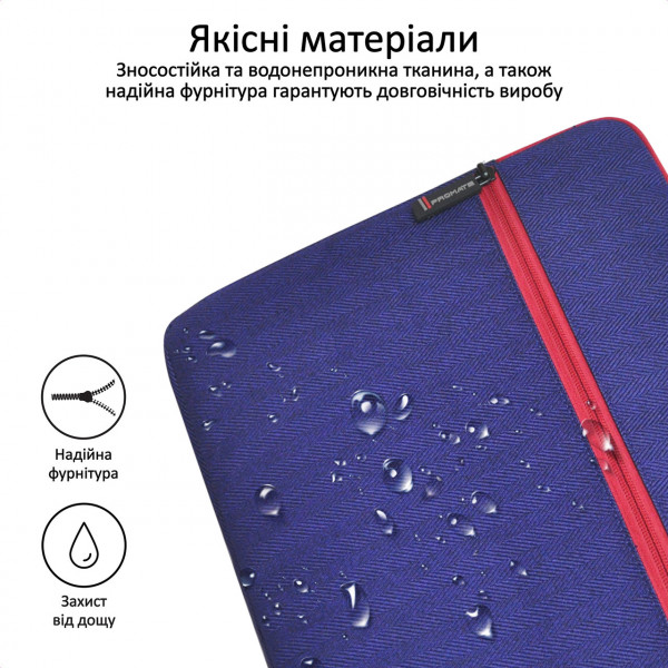 Фото - Чохол для ноутбуку Promate Portfolio-l.blue