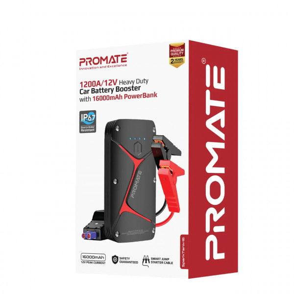 Фото - Батарея мобільна Promate Sparktank-16.Black