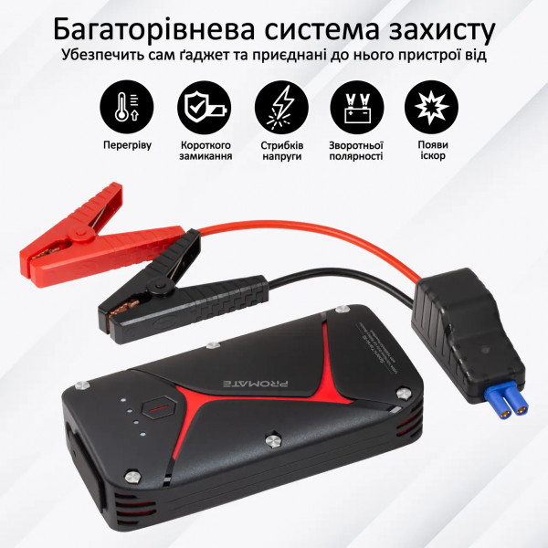 Фото - Батарея мобільна Promate Sparktank-16.Black