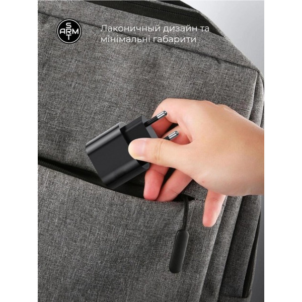 Фото - Мережевий зарядний пристрій Armorstandart ABMHJ83 20W USB-C Power Adapter Black (ARM61365)
