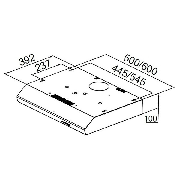 Фото - Вытяжка традиционная Pyramida UX 60 BR
