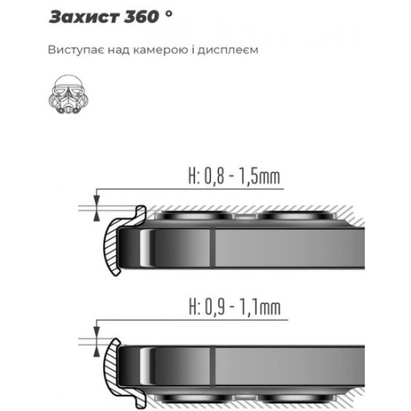 Фото - Чехол для смартфона Armorstandart ICON Case for Xiaomi Poco X4 Pro 5G Camera cover Black (ARM61583)