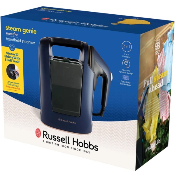 Фото - Вертикальний відпарювач ручний Russell Hobbs Genie Maestro (27600-56)