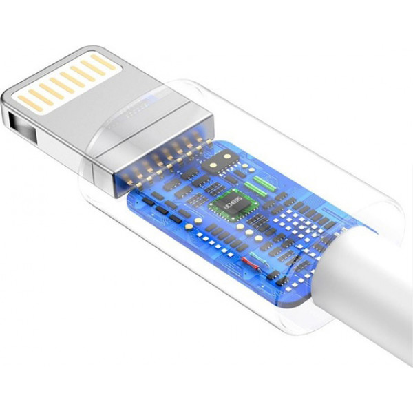 Фото - Сетевое зарядное устройство T-phox PD 18W Charger+C-Lightning 18W Cable 1 m White