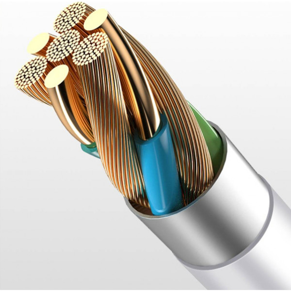 Фото - Сетевое зарядное устройство T-phox PD 18W Charger+C-Lightning 18W Cable 1 m White