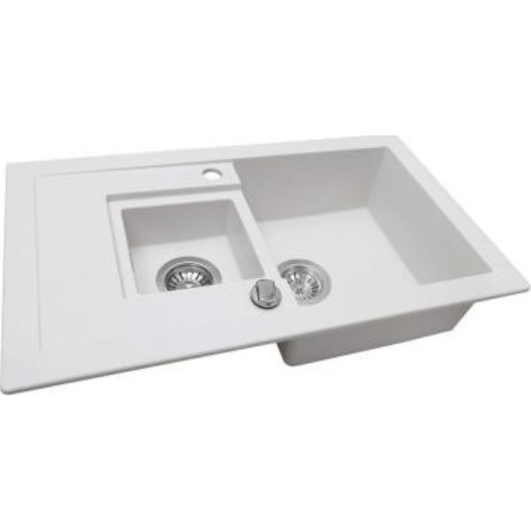Фото - Мийка кухонна Perfelli Pierra PGP 536-78 White