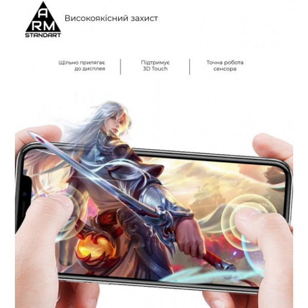 Фото - Захисне скло для смартфону Armorstandart Full Glue for Samsung Galaxy A73 SM-A736 Black (ARM62564)