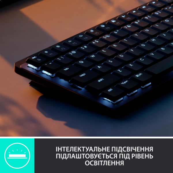 Фото - Клавиатура беспроводная Logitech MX Mechanical Mini Graphite (920-010780)