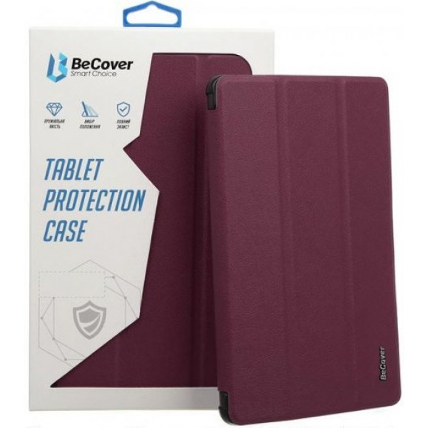 Фото - Чехол для планшета BeCover Smart for Samsung Galaxy Tab A8 SM-X200/SM-X205 Red Wine (707268)