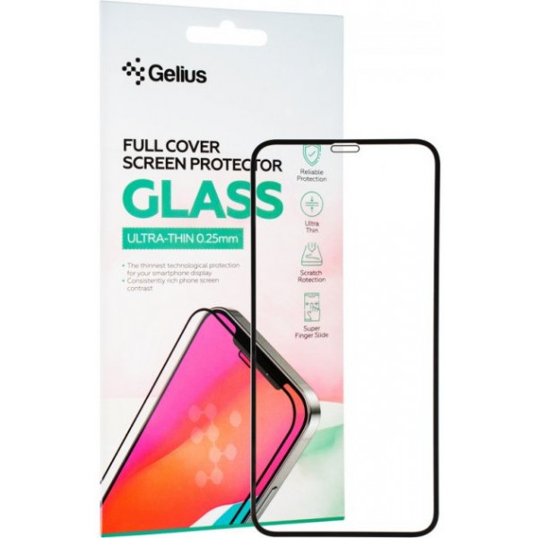 Фото - Захисне скло для смартфону Gelius Full Cover Ultra-Thin 0.25mm for iPhone 11 Pro Black (88700)