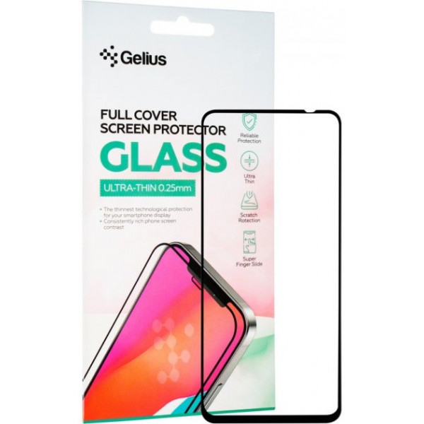 Фото - Захисне скло для смартфону Gelius Full Cover Ultra-Thin 0.25mm for Xiaomi Redmi 10/10 Prime Black (89787)