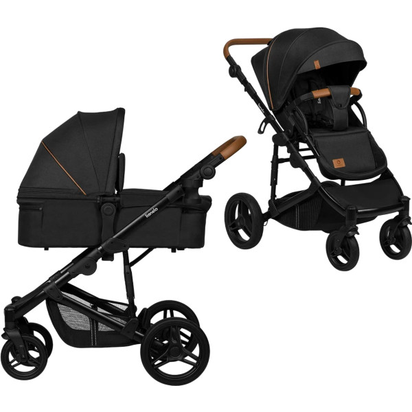 Фото - Коляска універсальна 2 в 1 Lionelo Mari Tour Black Onyx Фото - Коляска універсальна 2 в 1 Lionelo Mari Tour Black Onyx