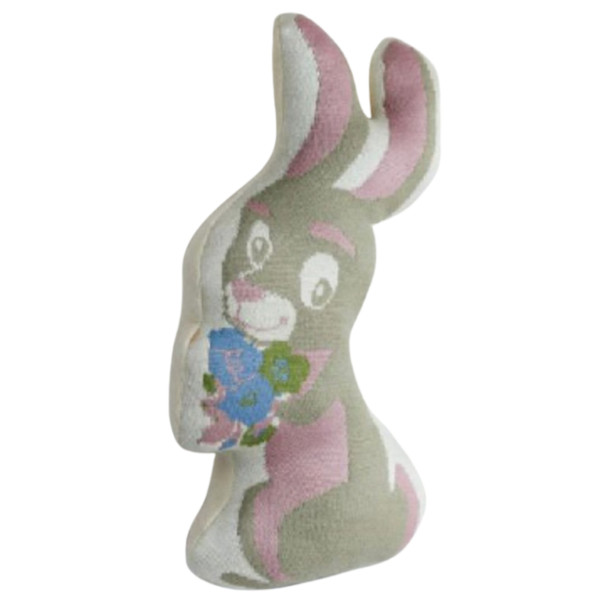 Фото - Подушка декоративна Прованс обіймашка Зайчик 50х26х12 см (028794)