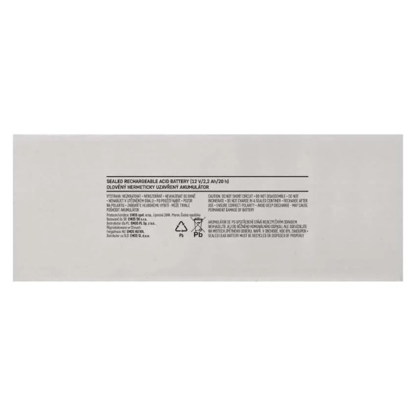 Фото - Аккумулятор для ДБЖ EMOS B9672, AGM, 12V, 2,2Ah, fast 4,7mm