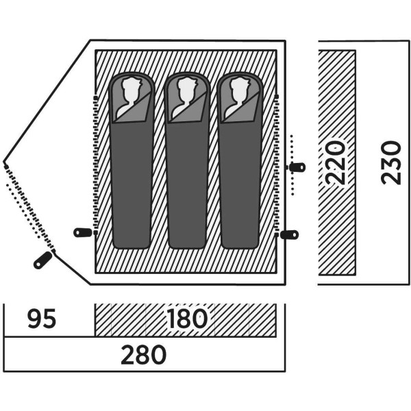 Фото - Палатка Easy Camp Rondane 3 (120470)