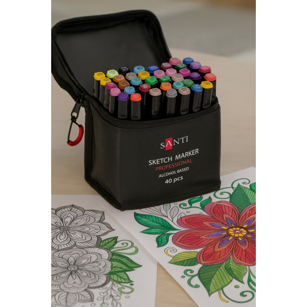 Фото - Набір маркерів Santi 40 шт. (390778)