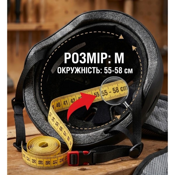 Фото - Шлем Xiaomi Mi Commuter Helmet MCH01NEB Black M (QHV4008GL)