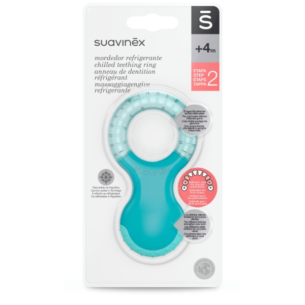 Фото - Прорізувач Suavinex охолоджуючий бірюзовий (400268/6)