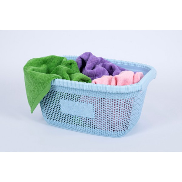 Фото - Кошик для білизни VIOLET HOUSE 1003 Віолетта Blue б/кр. 28 л