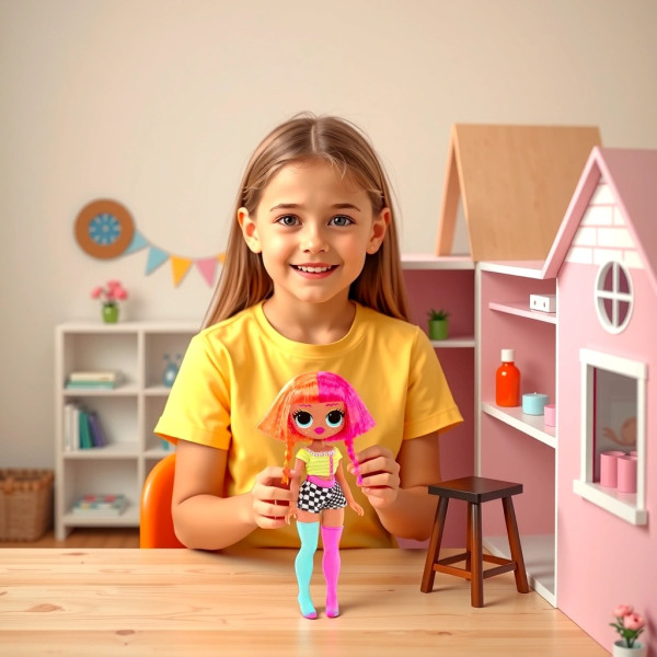 Фото - Колекційна лялька L.O.L. Surprise! "OPP OMG" - ЛЕДІ-НЕОН (985679)