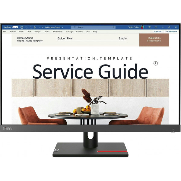 Фото - Монітор Lenovo ThinkVision S24i-30 (63DEKAT3EU)