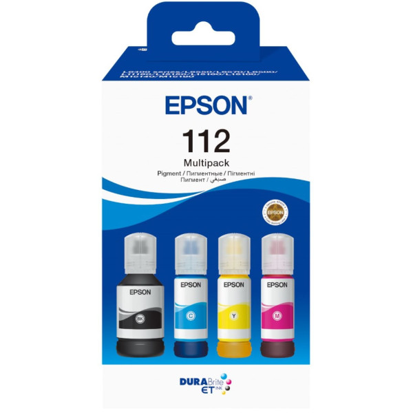 Фото - Чернила Epson 112 EcoTank 4-colour Multipack (C13T06C64A) Фото - Чернила Epson 112 EcoTank 4-colour Multipack (C13T06C64A)