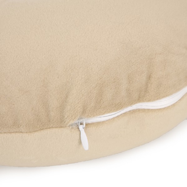 Фото - Подушка дорожня MirSon №8749 Velvet Line 28-0004 Cream 50% Memory (2200006348344)