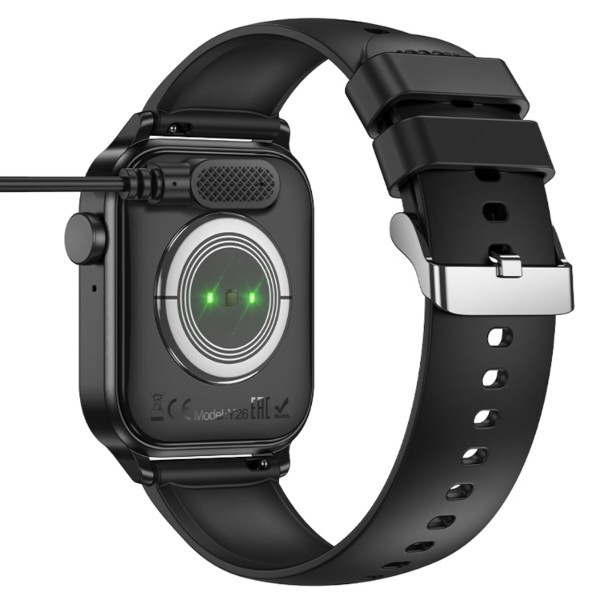 Фото - Бездротовий зарядний пристрій HOCO Y26/Y27 Smart sports watch charging cable Black (6942007645454)