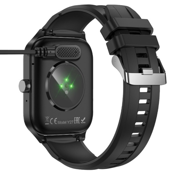 Фото - Бездротовий зарядний пристрій HOCO Y26/Y27 Smart sports watch charging cable Black (6942007645454)
