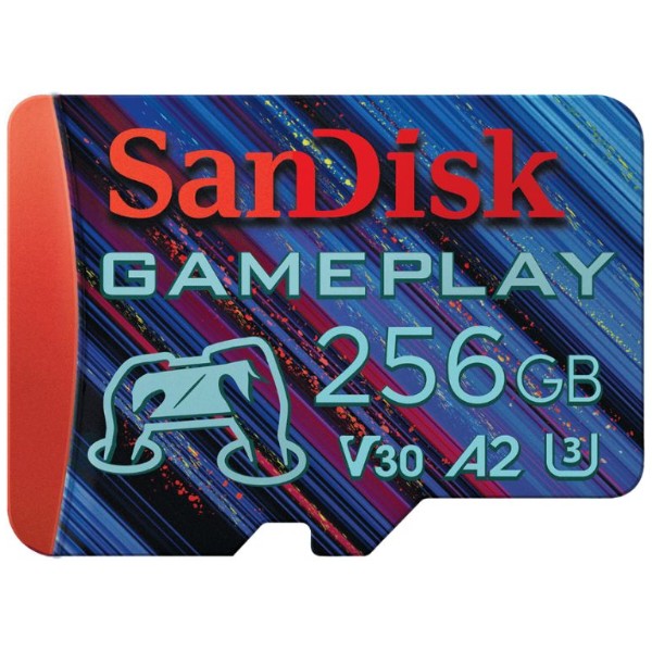 Фото - Карта пам'яті SanDisk microSDXC UHS-1 U3 GamePlay A2 256Gb class 10 V30 (SDSQXAV-256G-GN6XN) Фото - Карта пам'яті SanDisk microSDXC UHS-1 U3 GamePlay A2 256Gb class 10 V30 (SDSQXAV-256G-GN6XN)