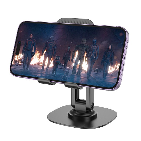 Фото - Подставка для мобильного устройства HOCO HD6 Winner dual-axis rotating Black (6942007602372)
