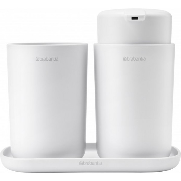 Фото - Дозатор для мила Brabantia +підставка для зубних щіток та піднос 3 ін. 280382