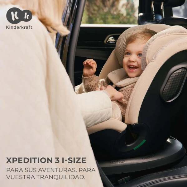 Фото - Автокрісло Kinderkraft Xpedition 3 i-Size Grey (KCXPED03GRY0000)