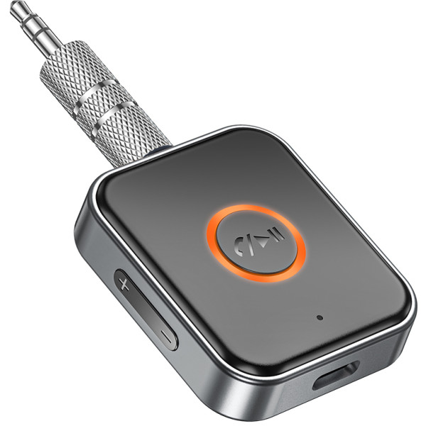 Фото - Бездротовий адаптер автомобільний BOROFONE BC55 Suave car AUX BT receiver Black (6941991112225)