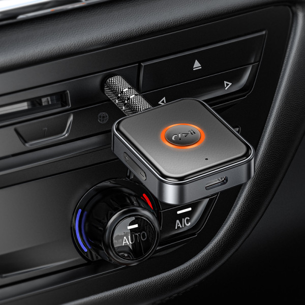 Фото - Бездротовий адаптер автомобільний BOROFONE BC55 Suave car AUX BT receiver Black (6941991112225)