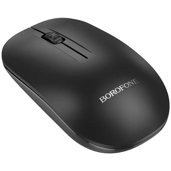 Фото - Мышь беспроводная BOROFONE BG14 Planet 2.4G business wireless mouse Black (6941991113376)