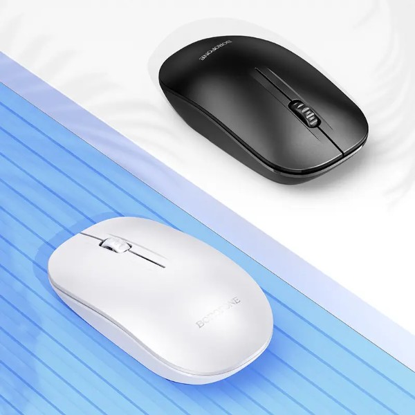 Фото - Мышь беспроводная BOROFONE BG14 Planet 2.4G business wireless mouse Black (6941991113376)