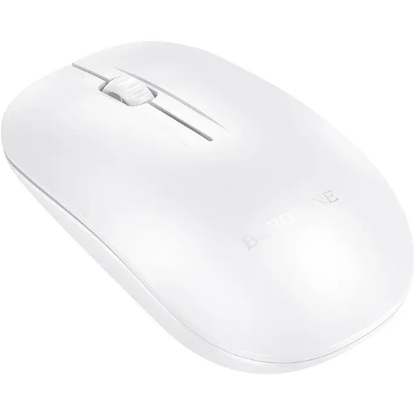 Фото - Мышь беспроводная BOROFONE BG14 Planet 2.4G business wireless mouse White (6941991113383)